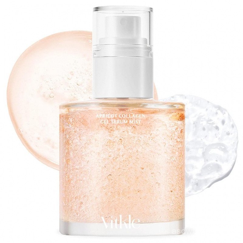 Spray Essência em Gel de Colágeno de Amêndoa - Hidratante Facial Coreano, Fórmula Patenteada Francesa, Contém 8 Camadas 