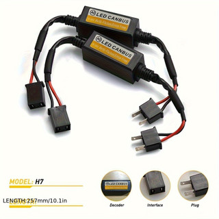 2 Lâmpadas LED para Faróis de Carro H7 H4 H11 H8 9005 hb3 9006 hb4 H1 H3 com Decodificador Canbus Sem Conversão AC