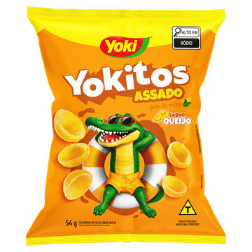 Salgadinho de Milho Conchinha Queijo Yokitos Yoki