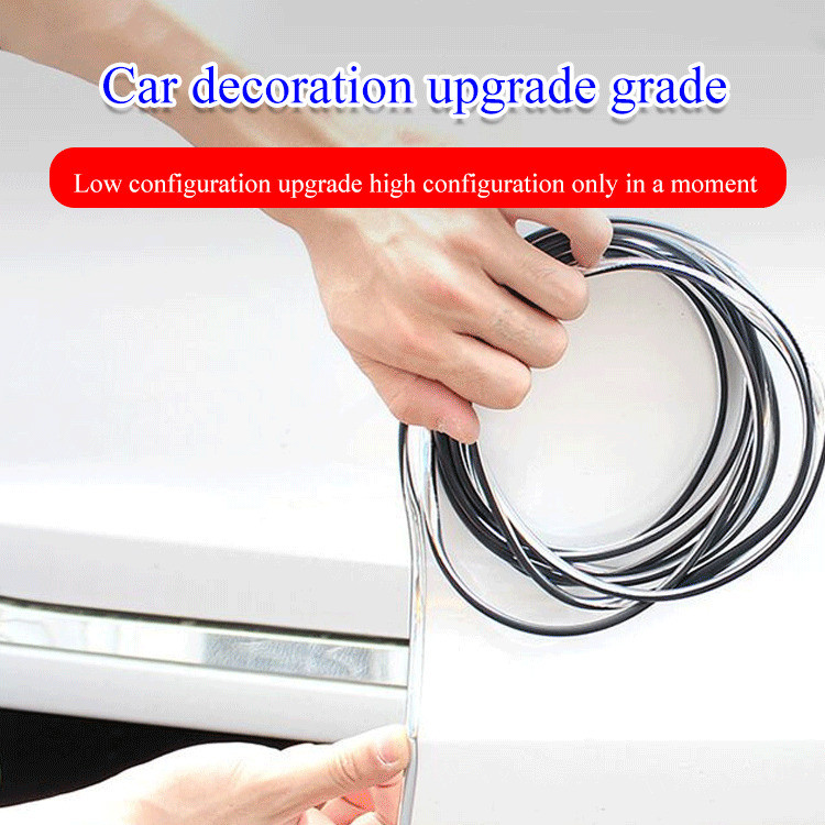 【Proteção e Estilo】Chrome Plated Car Window Trim Keep Your Car Looking Great/Acessórios para Automóveis/Bordas de Janela