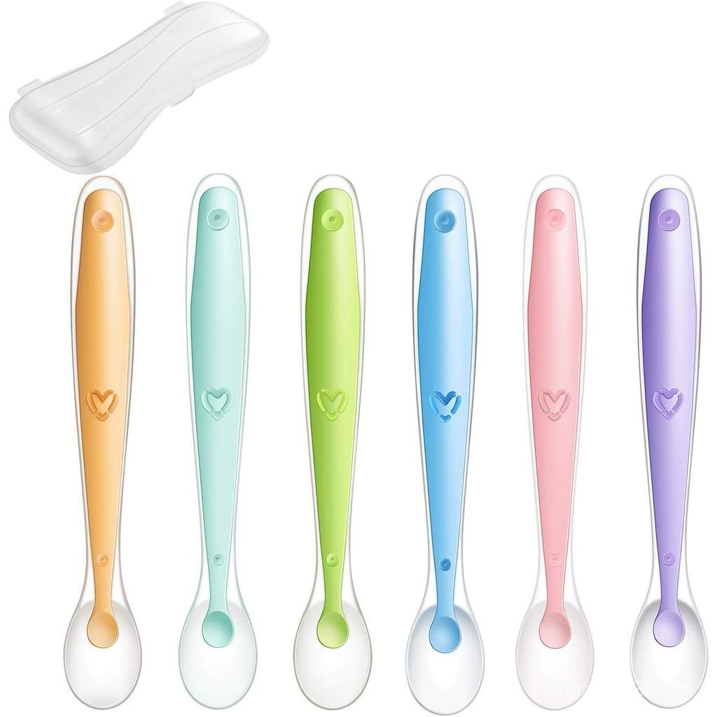 Colheres Macias de Silicone PandaEar para Bebês |   Alimentação e Treinamento para Crianças, Bebês e Recém-Nascidos |   