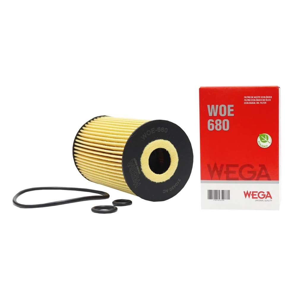 Filtro do Óleo Lubrificante do Motor Volkswagen Amarok 2.0 2010/2022 Wega WOE680