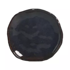 Conjunto com 4 Pratos de Sobremesa Orgânico Eco Safira Ø19cm
