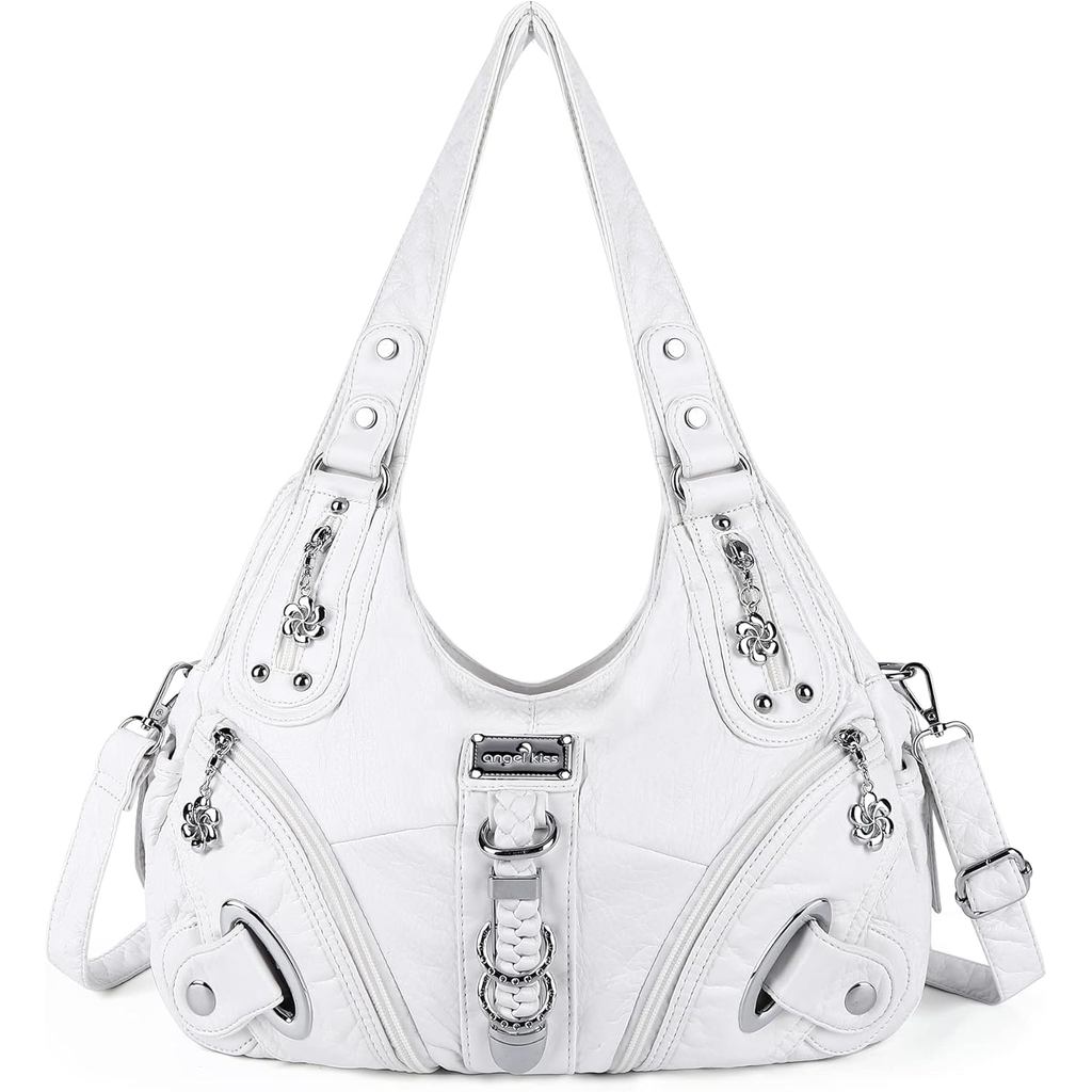 Bolsa hobo e bolsa de mão Angelkiss, feminina, de ombro grande para uso diário. | Bolsas, de mão, sac