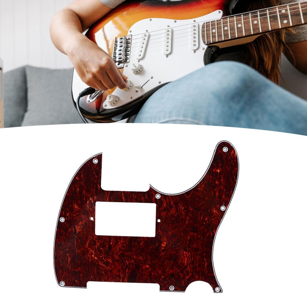 oops_shop.br Pickguard de guitarra PVC anti arranhões decorativo placa de proteção de redução de ruído para Fender