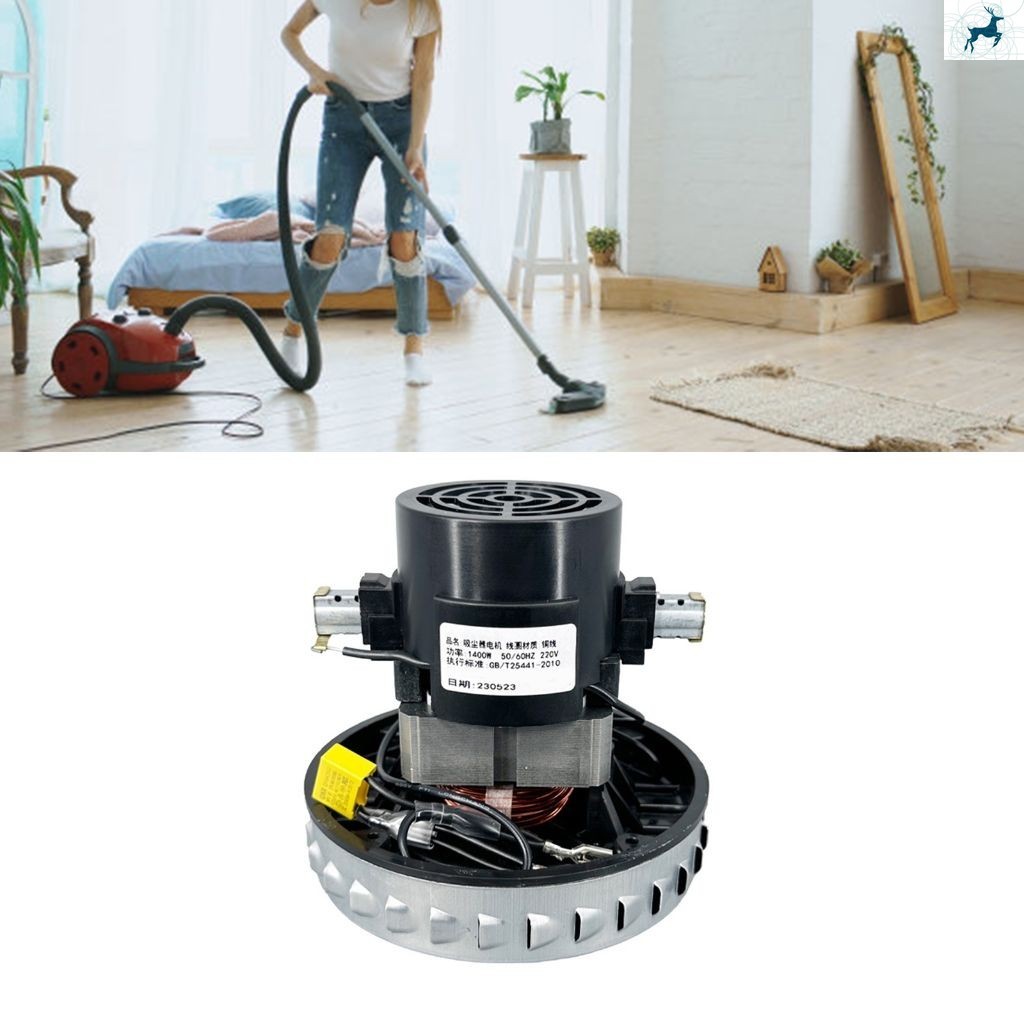 Motor De Aspirador De Pó 1400W 130mm-Peça De Reposição Para Eletrodomésticos