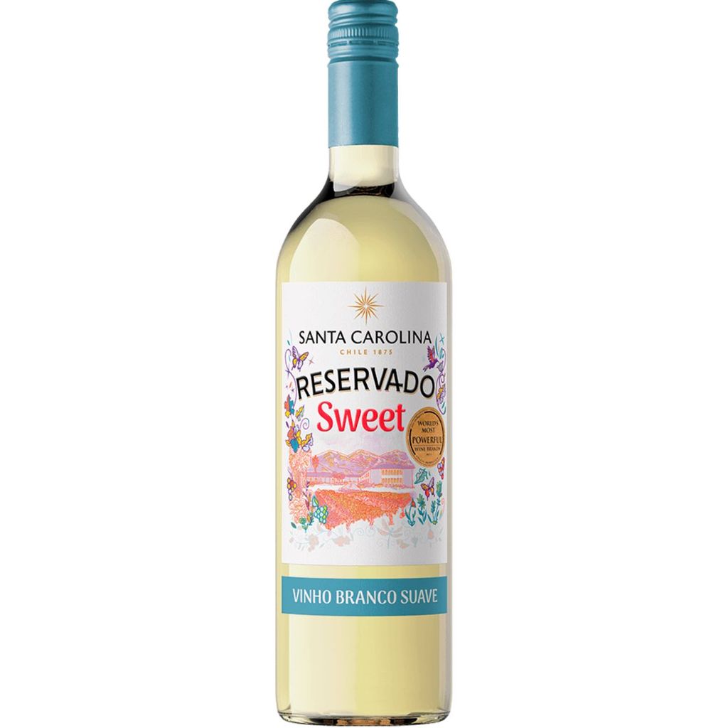 Vinho Chileno Branco Suave Santa Carolina Reservado 750ml