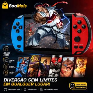 Game Portátil,  Videogame Vídeo Game Portátil Jogos Arcade Antigos Joystick Manete Jogos Clássicos