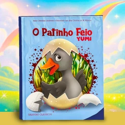 Livro De História Infantil Bebê - O Patinho Feio Capa Dura Edição Premium Colecionável