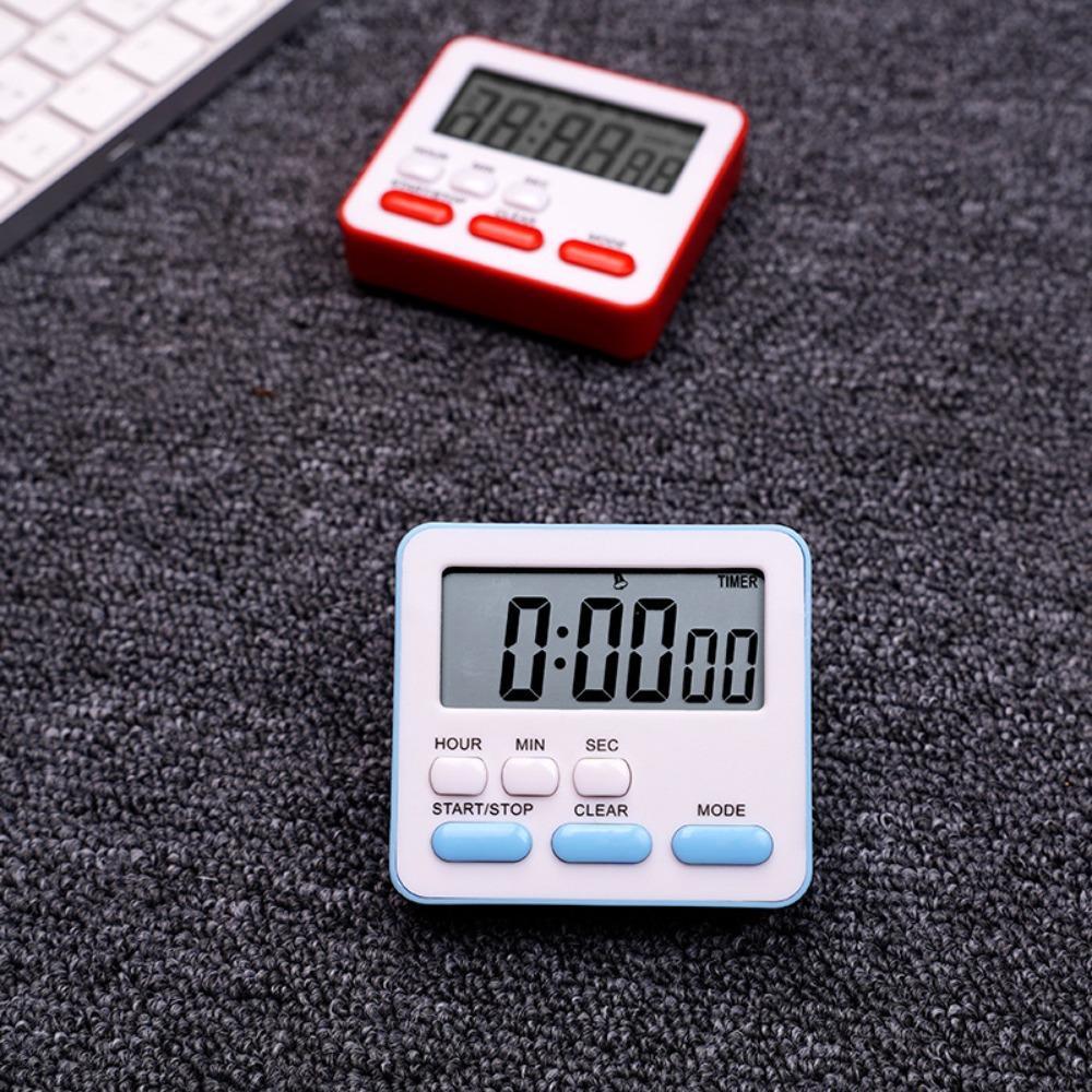 TEVO Cronômetro Contagem Regressiva Multifuncional LCD Display Digital Sleep Mute Cooking Kitchen Timer