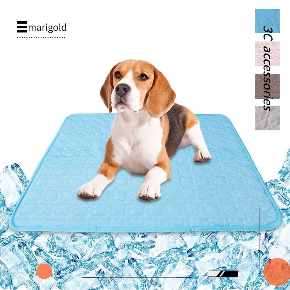 MARIGOLD Tapete De Resfriamento Para Animais De Estimação Cama Fria 5 Tamanhos À Prova De Umidade Pequeno Animal Cachorr