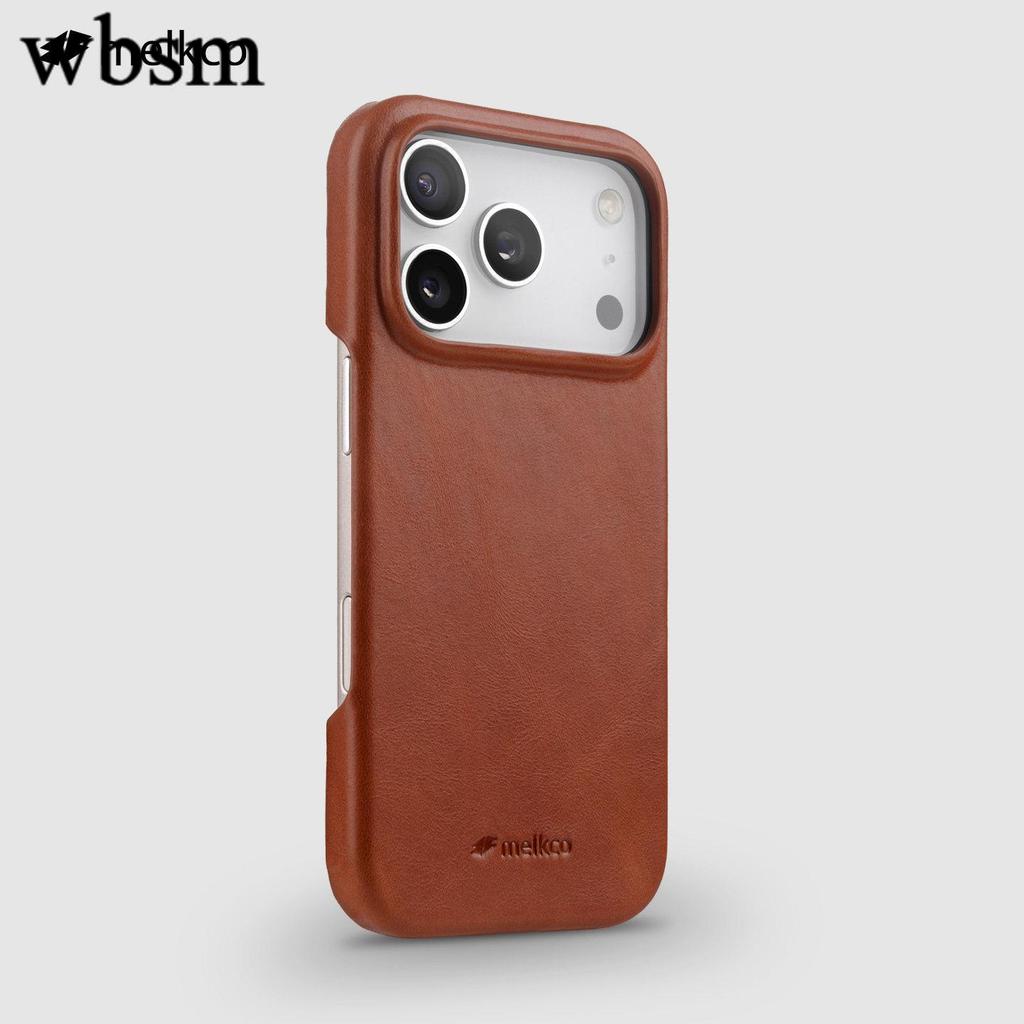 2026 Novo estilo Melkco adequado para Apple 17ProMax [Capa de telefone] Couro ge