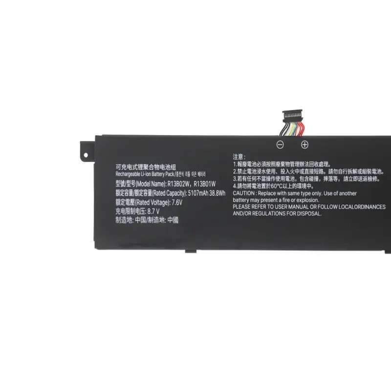 Bateria Para Laptop R13B01W R13B02W Xiaomi Mi Air 13.3 " Série Tablet PC 7.6V 52