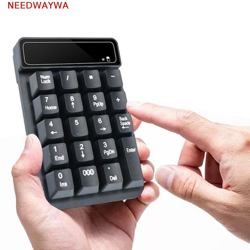 Teclado Numérico Sem Fio NEEDWAYWA 2.4G , Com À Prova D'água Pequeno Bluetooth Para Computador