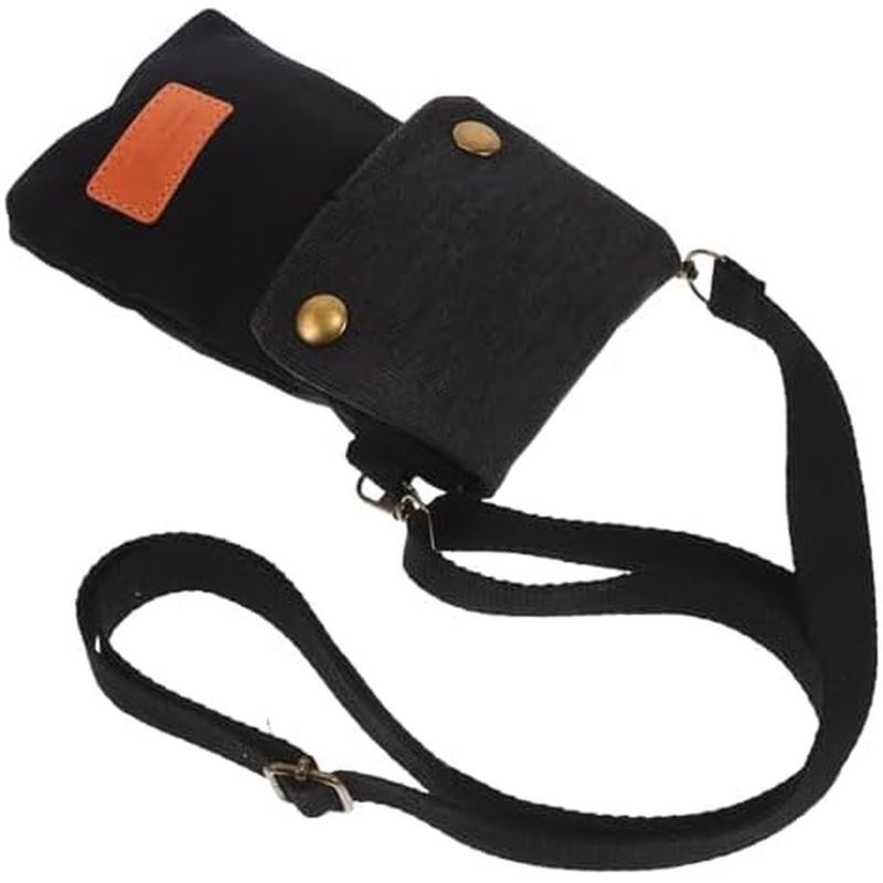 Ipetboom S Crossbody Phone Bolsa De Lona Com Carteira De Moedas De 3 Camadas Para Mulheres Leve De Viagem E Uso Diário