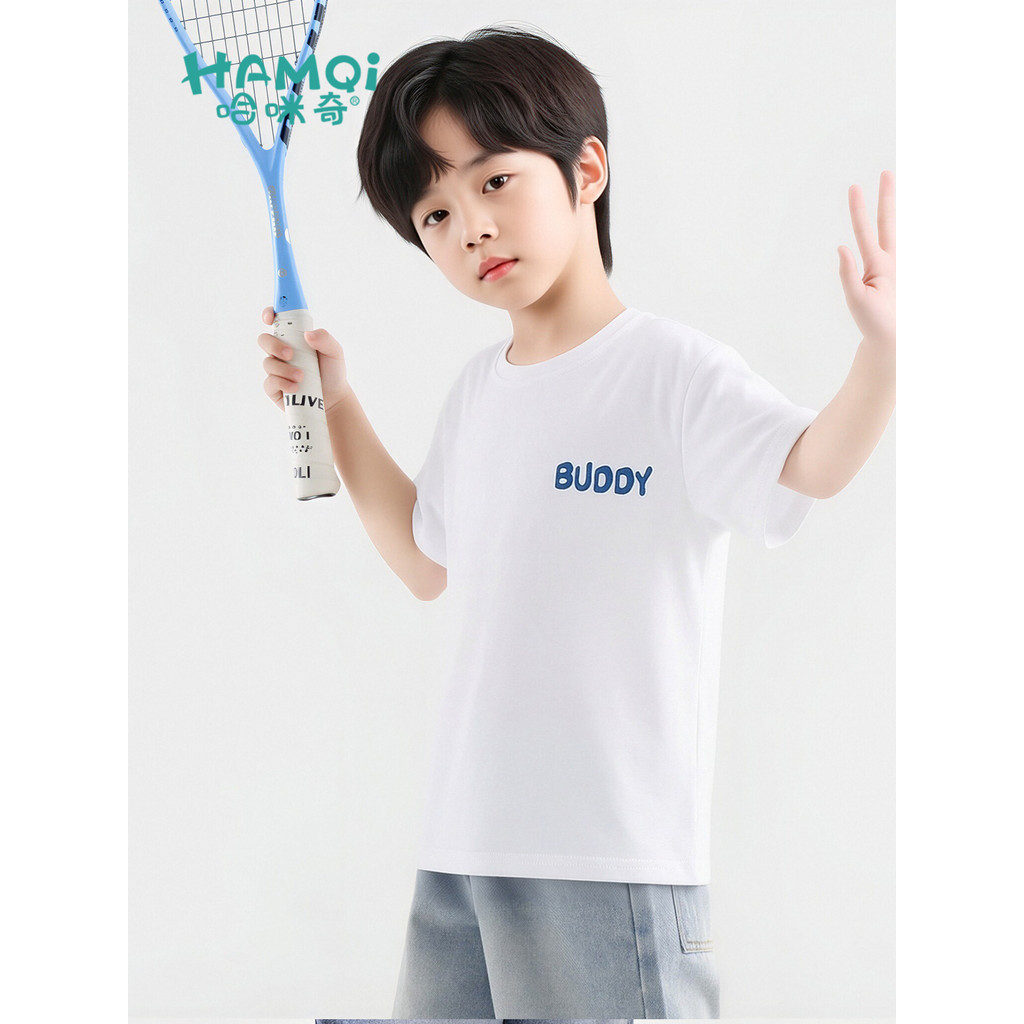 Meninos de manga curta camiseta verão roupas infantis pequenas crianças impresso Casual camisa de fundo meninos novo top