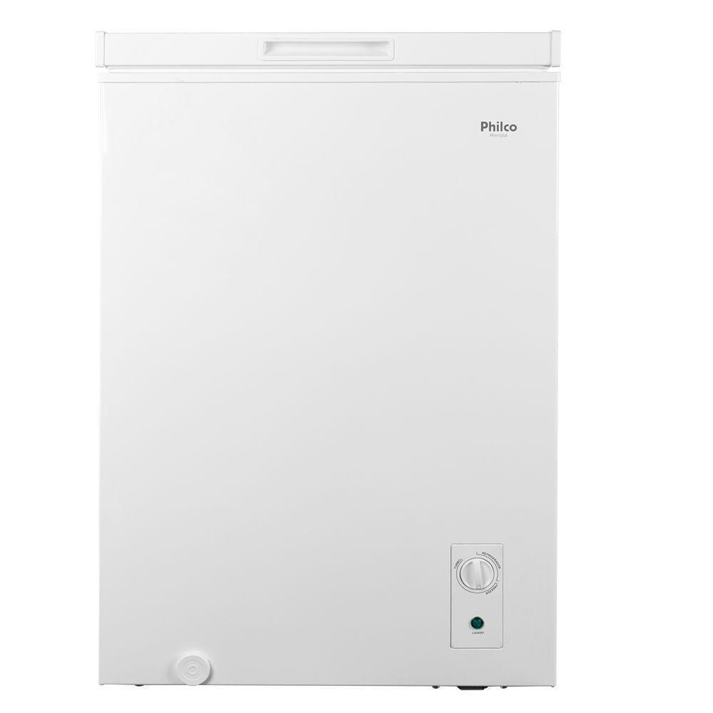 Freezer Horizontal Philco PFH105B 2 em 1 99L Conversível Branco 220V