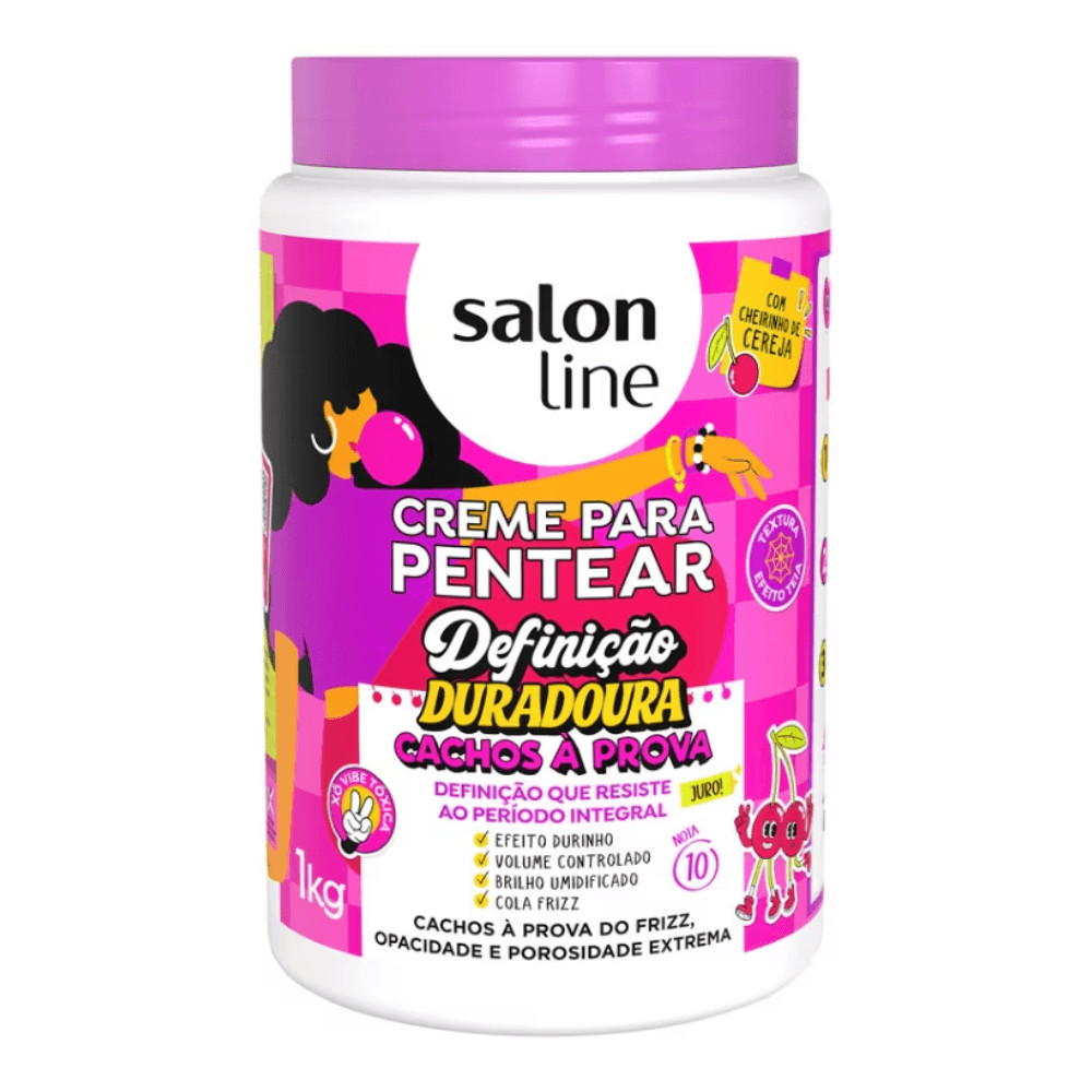 Creme Para Pentear Salon Line Definição Duradoura 1kg