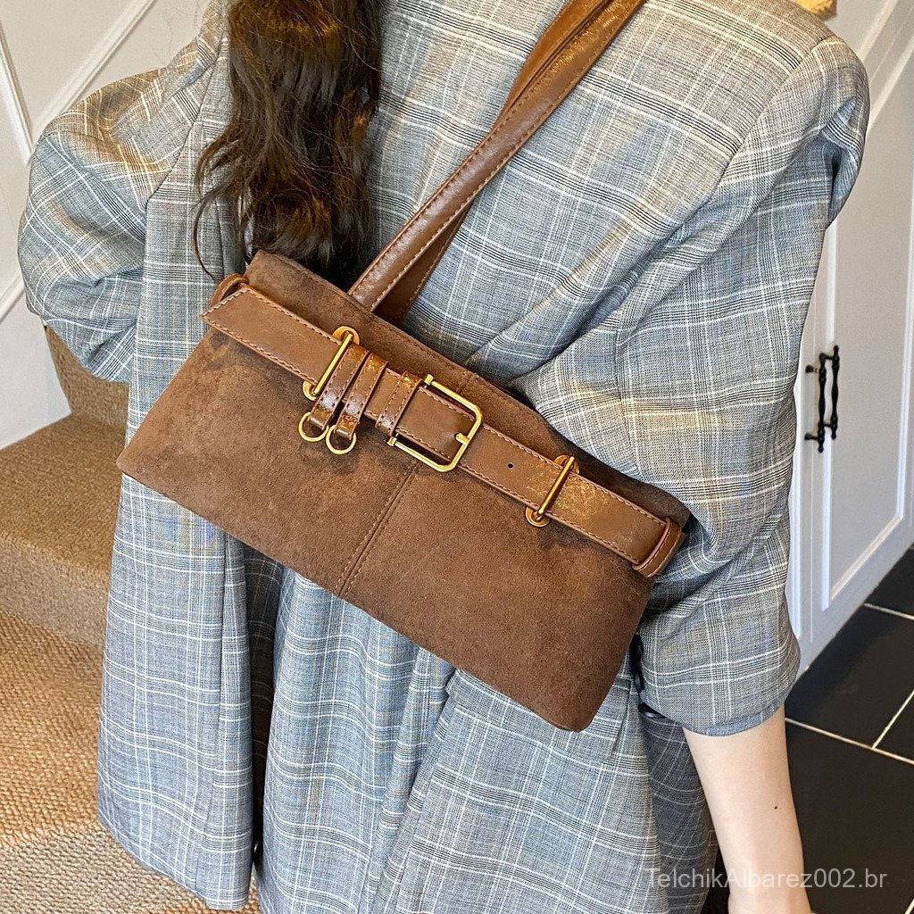 Bolsa Feminina de Grande Capacidade para o Verão 2025, Novo Estilo Elegante, Versátil, de Ombro Único e de Axila Super X