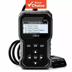 V410 Scanner Automotivo OBD2 Leitor de Códigos com Funções Completas OBDII, Ferramenta de Diagnóstico de Falhas do