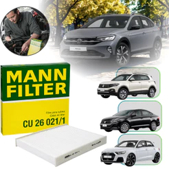 Filtro Cabine Mann Filter CU26021/1 Nivus T-Cross Virtus Polo Audi A1