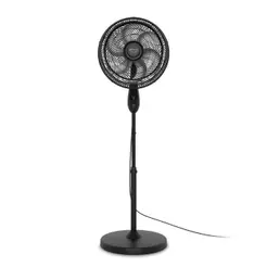 Ventilador de Coluna Britânia 160W 40CM 6 Pás 3 Velocidades Preto AVCE02 110V
