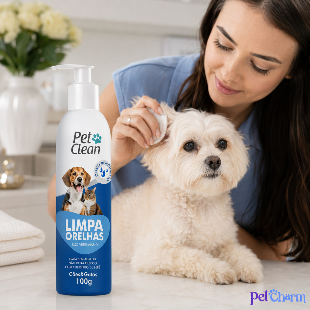 Limpador de Orelhas para Cachorro e Gato Ouvidos Pet Clean — imagem 2 de 2