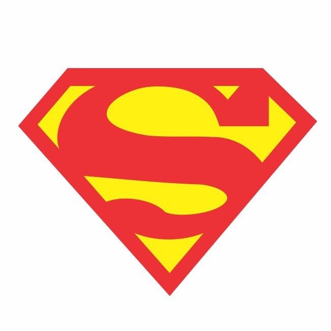 Superman Adesivo 12cm X 9cm Para Decoração Geek