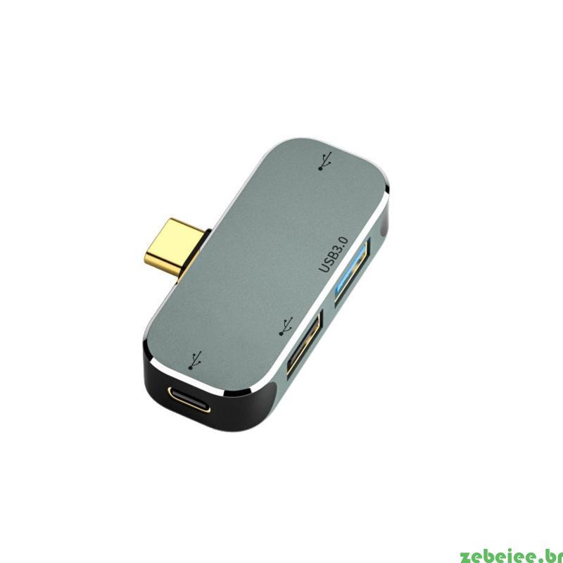 zebeiee Hub Tipo C 4 Portas USB 3.0 2 0 Divisor Acessórios Para Notebook E Computador Portátil