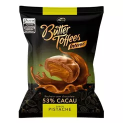 Bala Mastigável Butter Intense 53% Cacau Pistache Arcor 400g