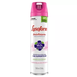 Desinfetante Aerossol Lysoform Lembranças de Infância 360ml
