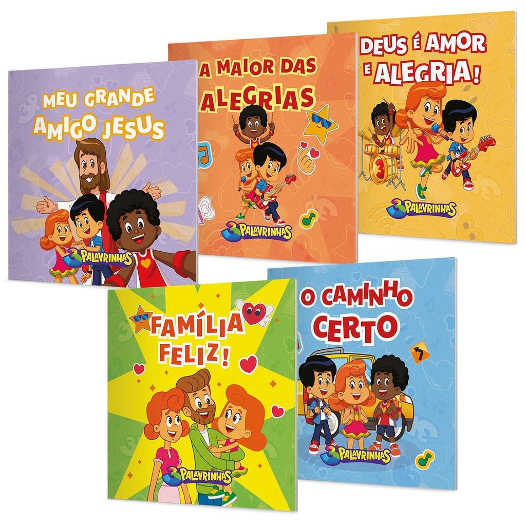 3 Palavrinhas | Kit Com 5 Livros de Atividades de Desenvolvimento Motor e Cognitivo da Criança · foto 2