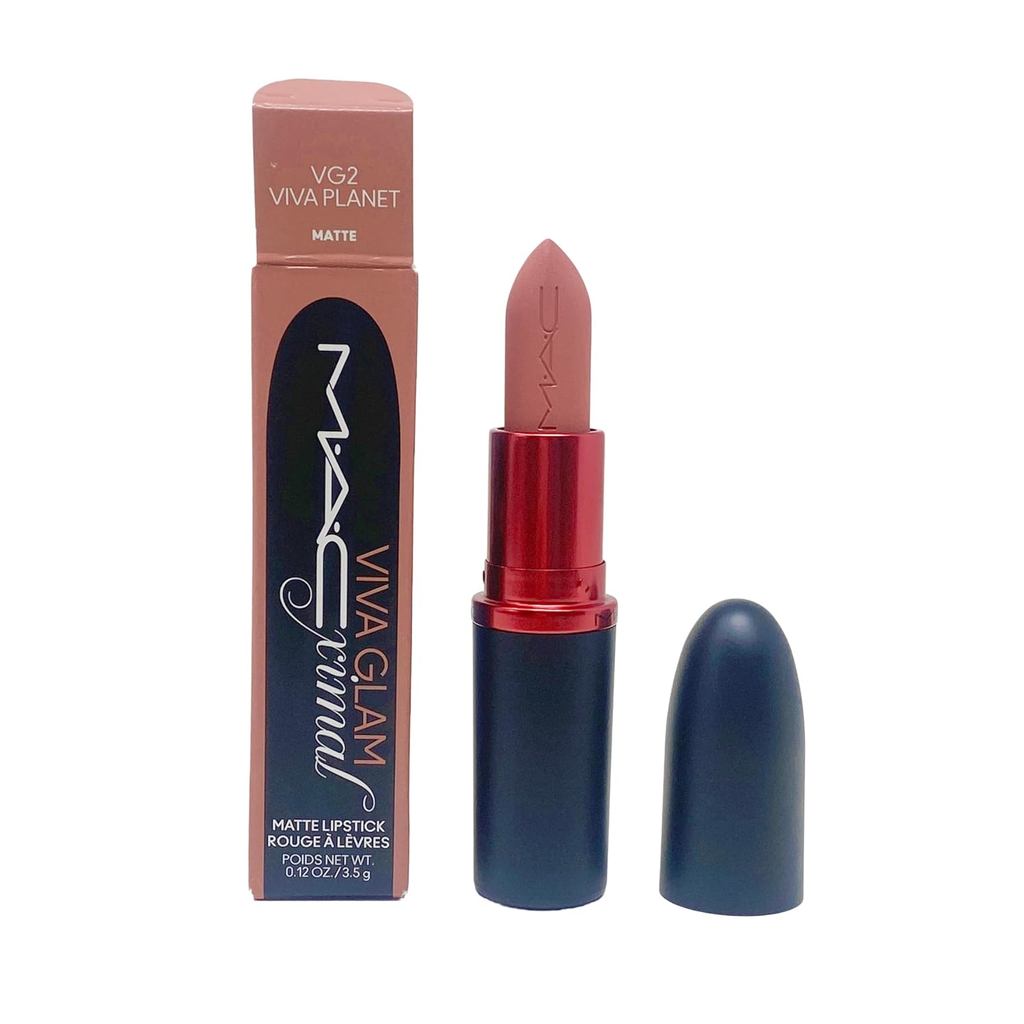 Batom matte M·A·C Macximal Viva Glam na cor Viva Planet