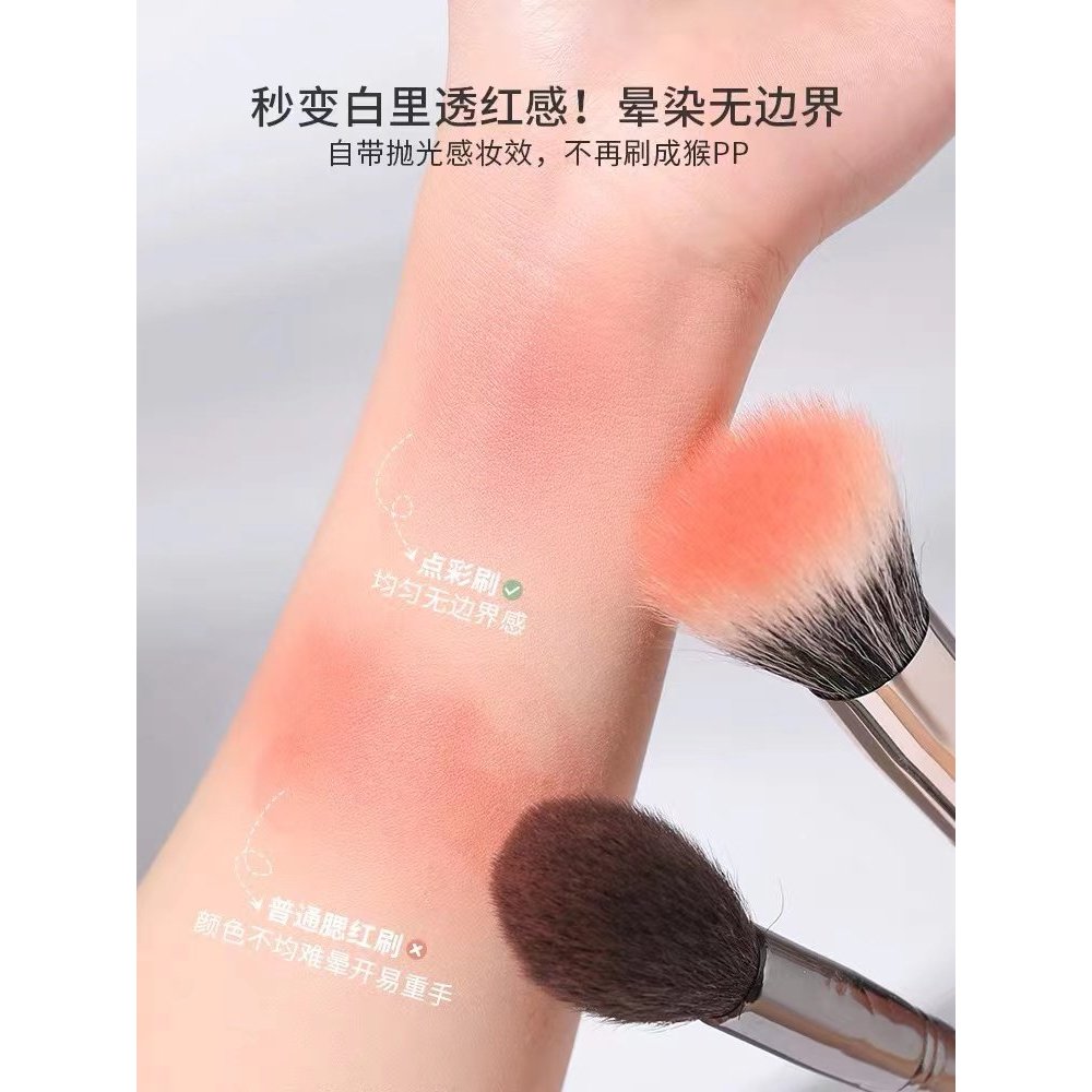 Dot Color Blush Brush Destaque Corretivo Pincel Ferramenta Feminino Tamanho Grande Blush Brush Destaque Contorno Pó Solt