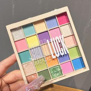 Paleta de sombras de olhos com 25 cores do arco-íris – paleta de maquiagem com tons mate e cintilantes, sombras de olhos