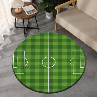 Corte de futebol sala estar tapete redondo jogo interior sofá mesa café quarto das crianças cobertor cabeceira RTLS