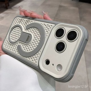 Fosco 360 ° Girar Dissipação De Calor Capa De Telefone Magnética Compatível Com IPhone 11 12 13 14 15 16 17 Pro Max Sili