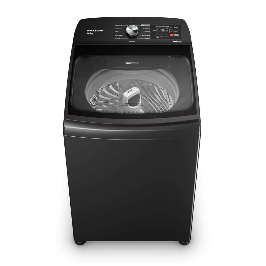 Máquina de Lavar - Brastemp 16Kg Cinza Platinum com Tecnologia Flex Wash e Ciclo Tira Manchas Advanced - BWY16A9