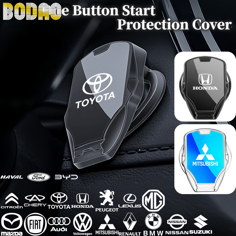 【BODAO】car Novo Botão De Modificação De Partida Com Um Clique Em Liga De Zinco De Ignição Do Motor De Carro Cap