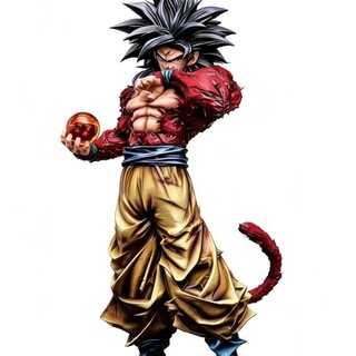Crazy Wind Super Four Goku Super Five Goku Super Saiyan GK Figura Modelo Estátua Anime Figura