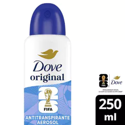 Desodorante Antitranspirante Aerosol Dove Original 72h Pele Sensível 250ml