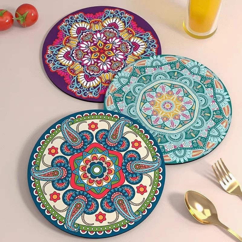 Casa Silicone antiderrapante resistente ao calor Placemat impermeável óleo-Putting almoço almofada de isolamento térmico
