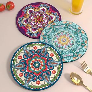 Casa Silicone antiderrapante resistente ao calor Placemat impermeável óleo-Putting almoço almofada de isolamento térmico