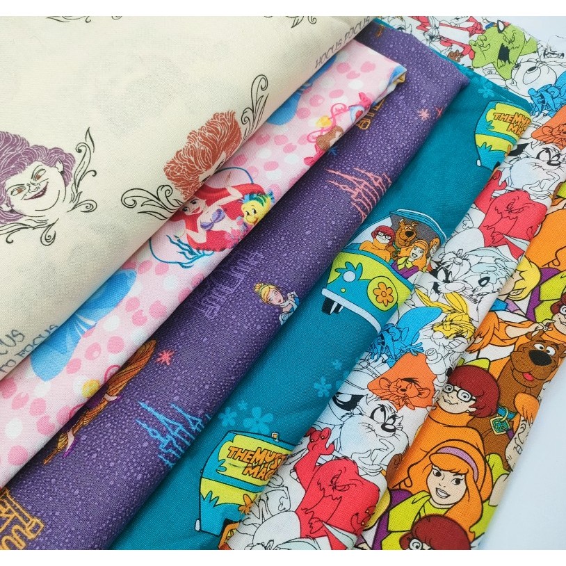 Exportado para a europa américa comércio exterior simples tecer desenhos animados impresso algodão artesanal saco DIY be
