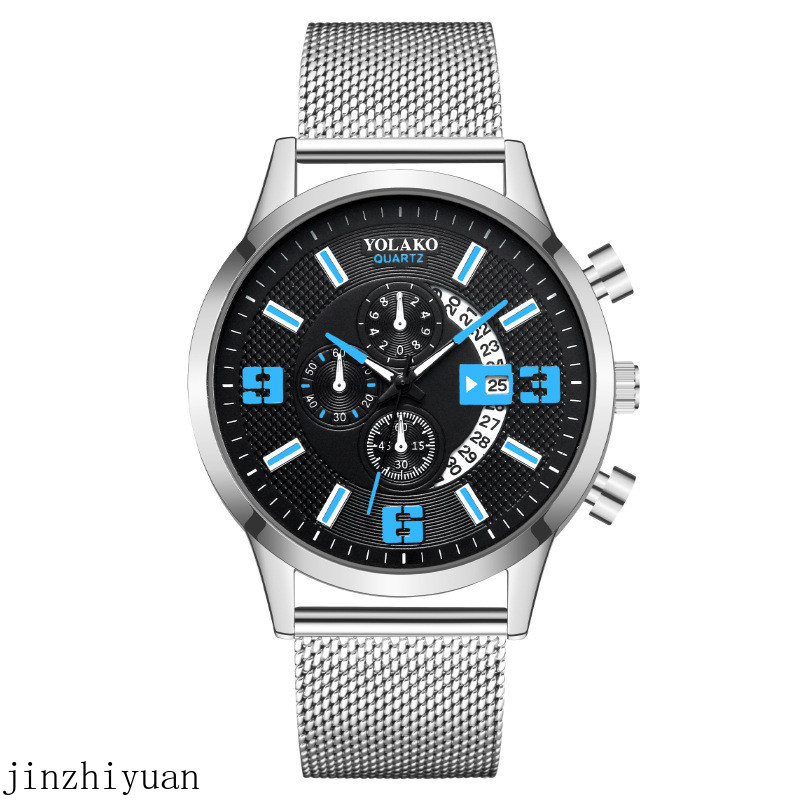 RelóGio Masculino RelóGio Masculino, RelóGio De Quartzo Masculino Com Pulseira De Malha, RelóGio Masculino, RelóGio Masc