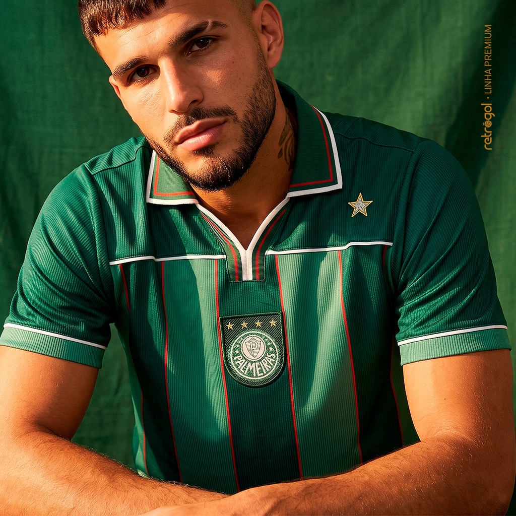 Camisa Palmeiras Relíquia 1999 Retrô Masculina