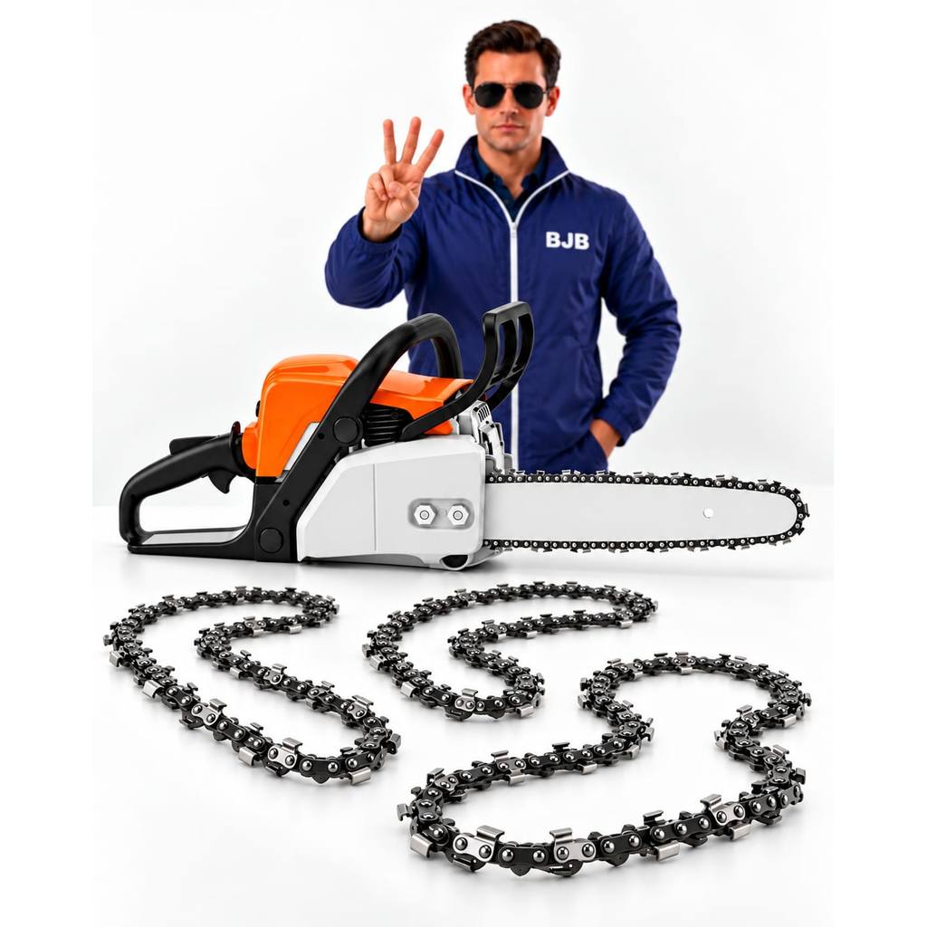 Kit 3 Corrente Motosserra Compatível com Sthil Ms170 180 12 Polegadas