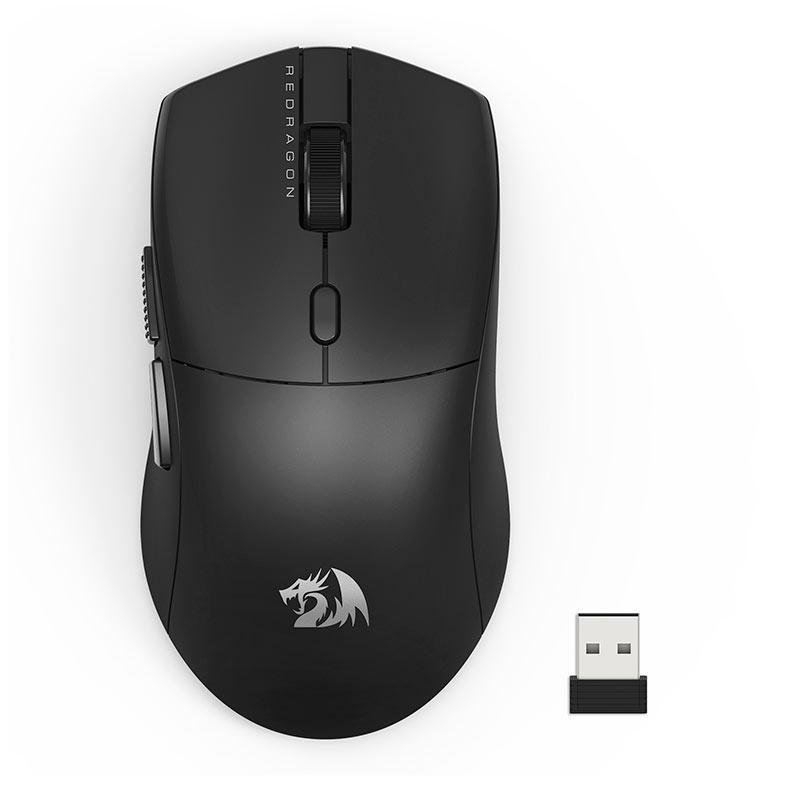 Mouse Gamer Redragon Neva Standard, 12000DPI, 6 Botões, Tri-mode, Preto, M815-STD