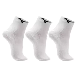 Kit Meia Cano Curto Mizuno Basic tam. 39-44 - Pacote com 3 pares