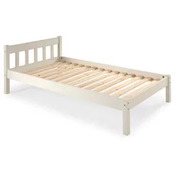 Cama de Solteiro Madeira Maciça Vilmar Branco